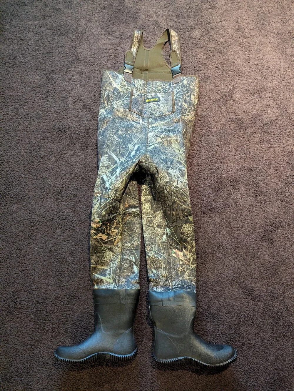 Gonex Waders with Boots for Kid 12/13